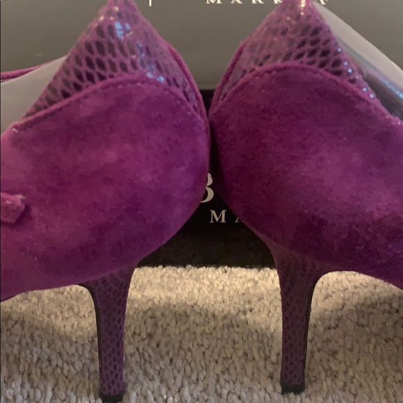 Purple Suede MaryJane Heel - Picture 6 of 10